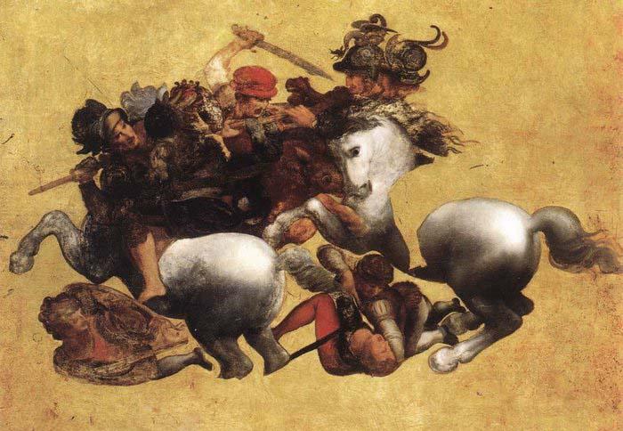 LEONARDO da Vinci Battle of Anghiari